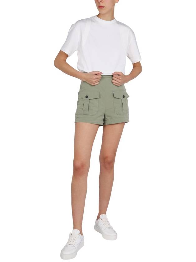 Women's Virgin Shorts Green - PHILIPPE MODEL - BALAAN 3