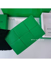 Maxi Intrecciato Card Wallet Card Slot Unisex Green Paraket 649597 - BOTTEGA VENETA - BALAAN 3