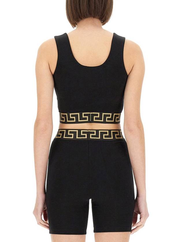 Versace Crop Top With Greek Border - VERSACE - BALAAN 3