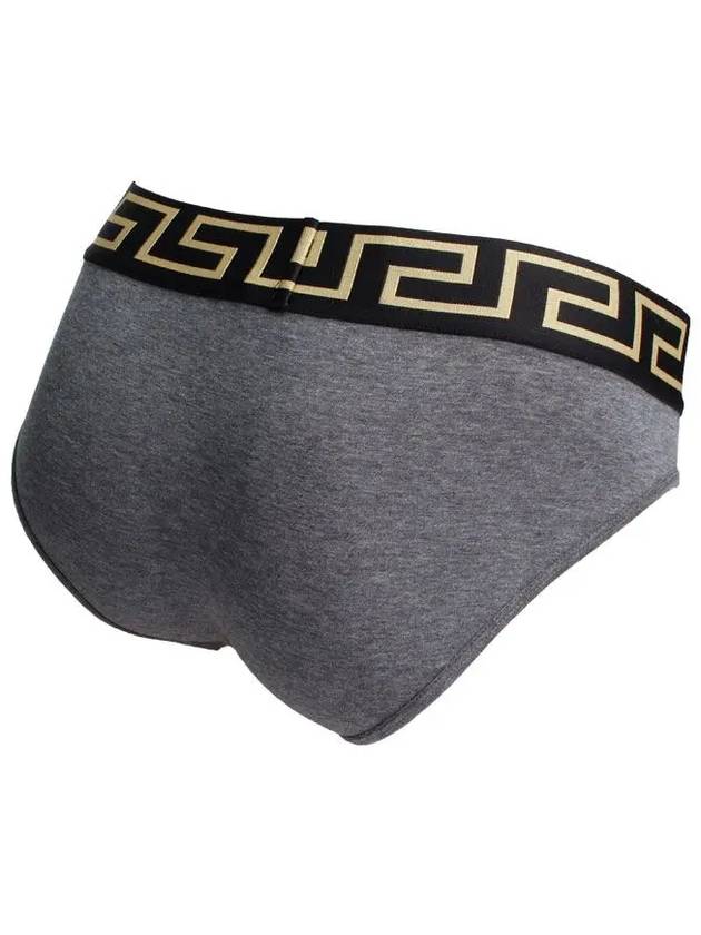 Greca Border Briefs Grey - VERSACE - BALAAN 4