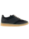 6 Court Paneled Lace-Up Low-Top Sneakers black - MAISON MARGIELA - BALAAN 3