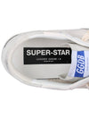 Super Star Suede Leather Low Top Sneaker White - GOLDEN GOOSE - BALAAN 9