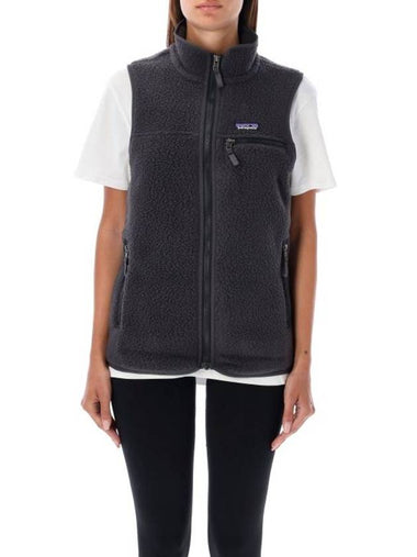 Retro Pile Fleece Vest Ink Black - PATAGONIA - BALAAN 1