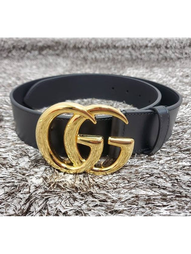 Marmont GG gold logo belt - GUCCI - BALAAN 1