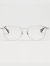 Eyewear transparent horn rimmed glasses gold - GUCCI - BALAAN 6