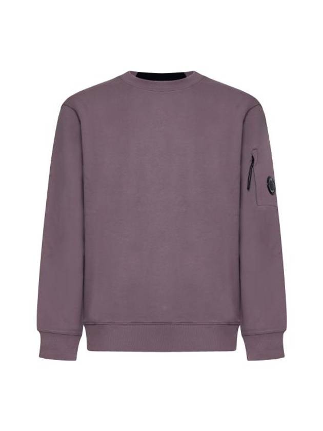 Diagonal Raised Fleece Lens Sweatshirt Purple - CP COMPANY - BALAAN 2