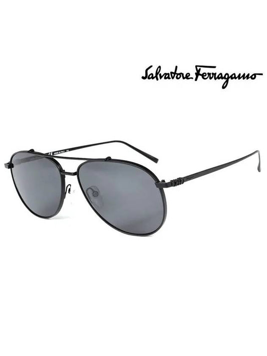 Eyewear Boeing Metal Sunglasses Black - SALVATORE FERRAGAMO - BALAAN 2