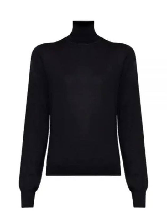 Women's Work In Progress Turtleneck Black - MAISON MARGIELA - BALAAN 2