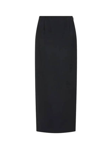 Women s back slit H line stretch skirt black 270764 - EMPORIO ARMANI - BALAAN 1