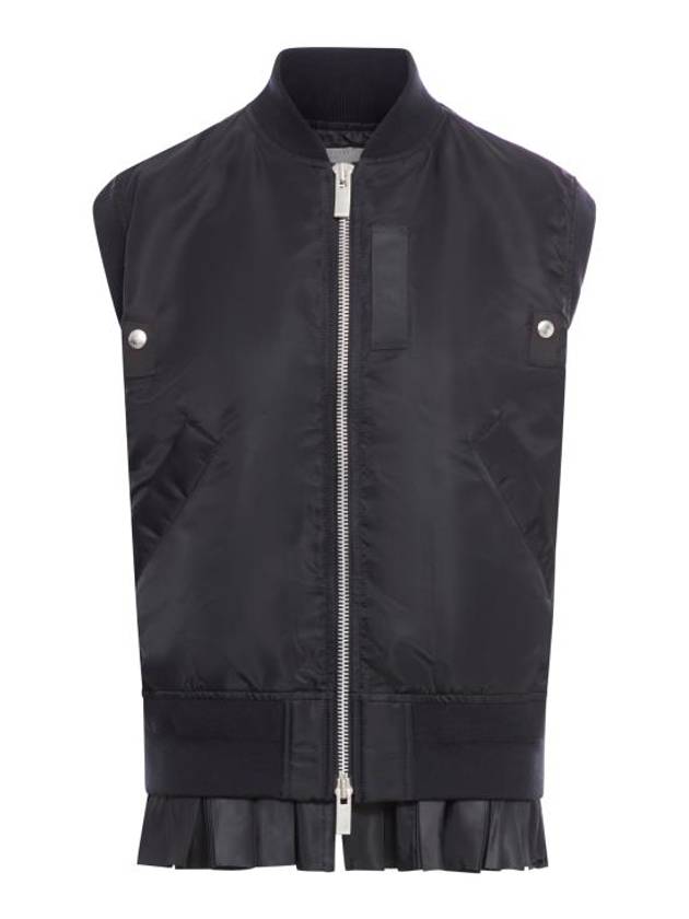 Nylon Twill Vest Black - SACAI - BALAAN 1