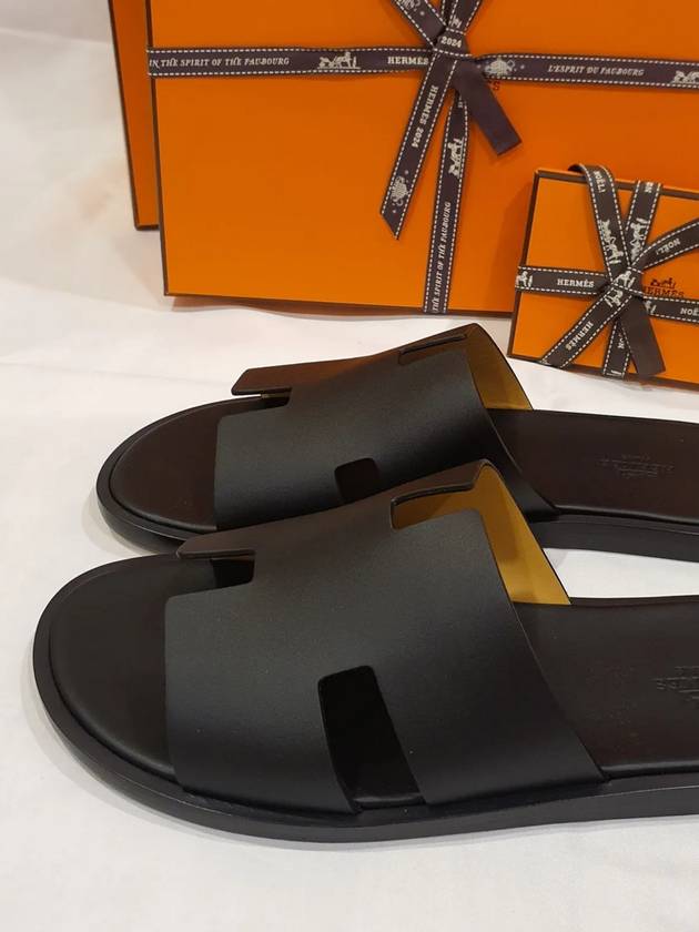 Izmir Sandal Calfskin & Noir - HERMES - BALAAN 4