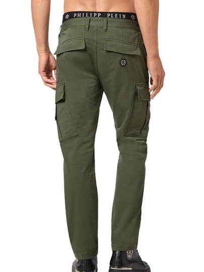 Cargo Fit Straight Pants Green - PHILIPP PLEIN - BALAAN 2