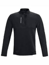 Men's Golf Storm Daytona Half Zip Jacket Black - UNDER ARMOUR - BALAAN 2