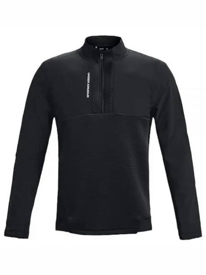 Men's Golf Storm Daytona Half Zip Jacket Black - UNDER ARMOUR - BALAAN 2