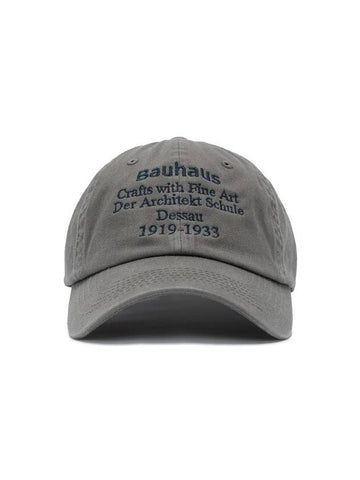 BAUHAUS WASHED BALL CAP MOSS - POLYGRAM - BALAAN 1