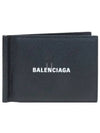 Grained Calfskin Bill Clip Bi-Fold Wallet Black - BALENCIAGA - BALAAN 2