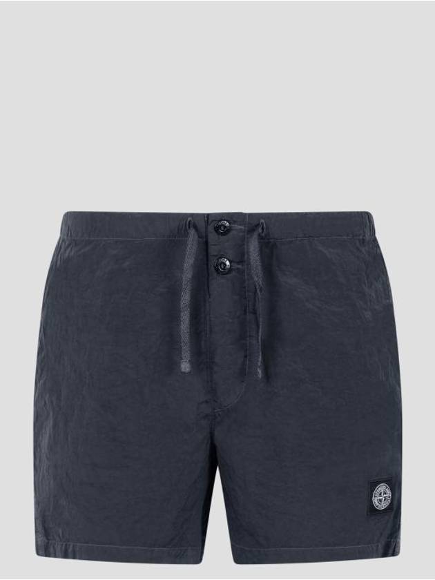 Swimming Nylon Trunk Shorts Avio Blue - STONE ISLAND - BALAAN 2