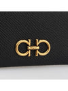 Gancini Card Wallet Black - SALVATORE FERRAGAMO - BALAAN 3