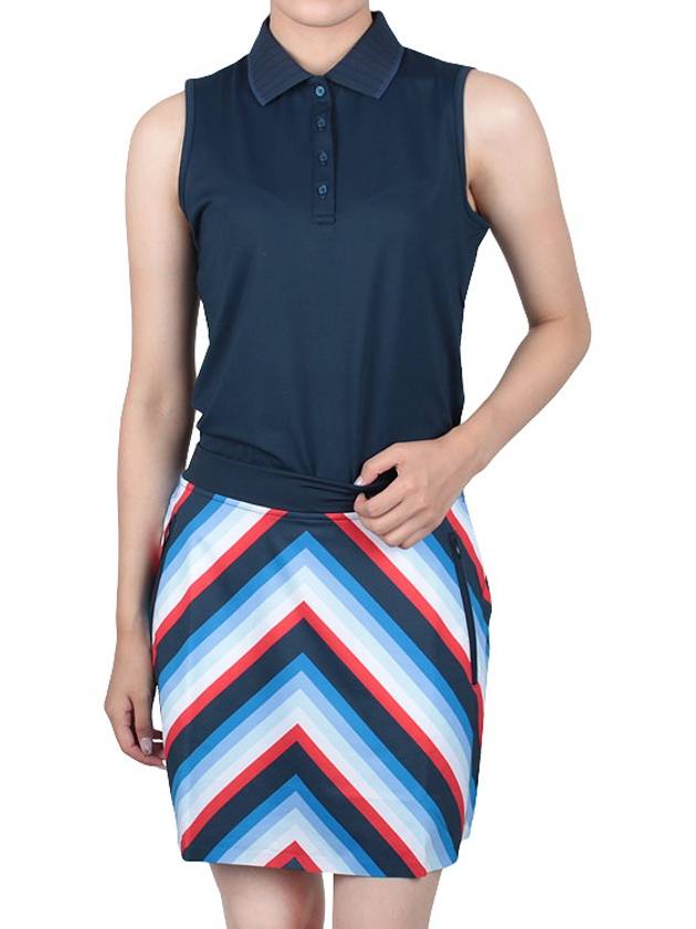 Women's Sleeveless PK Shirt Twilight - G/FORE - BALAAN 2