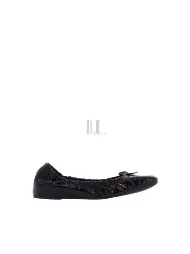 V Logo Signature Flats Black - VALENTINO - BALAAN 2