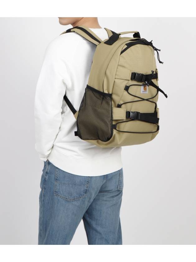 Kickflip Recycled Polyester Canvas Backpack Beige - CARHARTT WIP - BALAAN 3