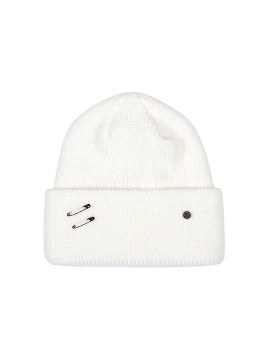 BBD Signature Custom Long Beanie White - BLACKBLOND - BALAAN 2