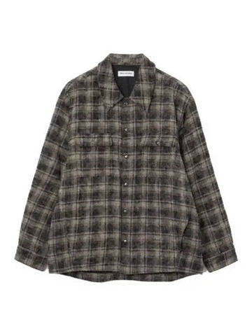 Milo Archive Plaid Check Padded Shirt Vintage Brown - MILLO ARCHIVE - BALAAN 1