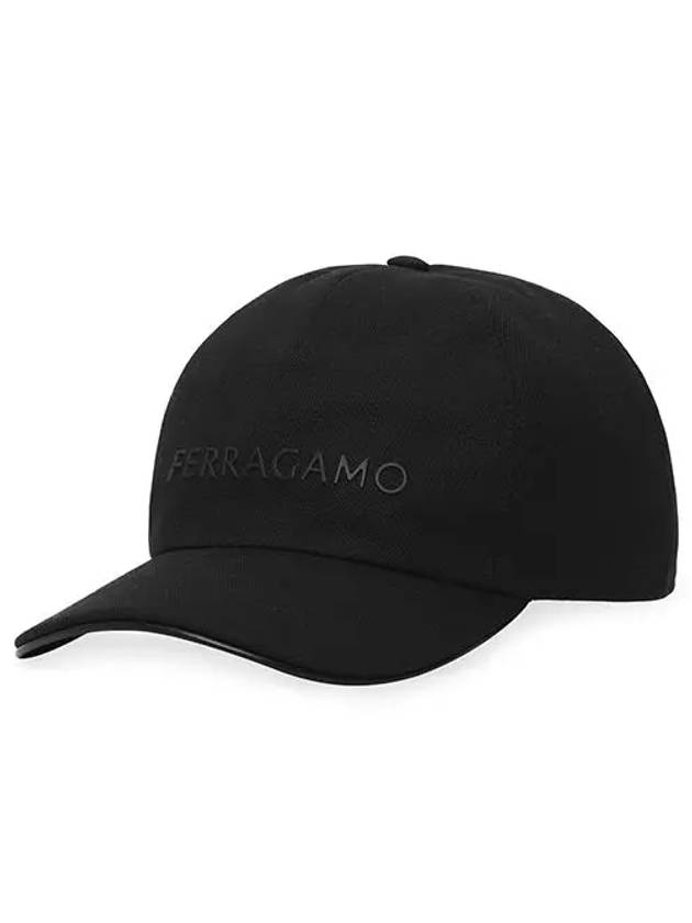 Logo Ball Cap Black - SALVATORE FERRAGAMO - BALAAN 3