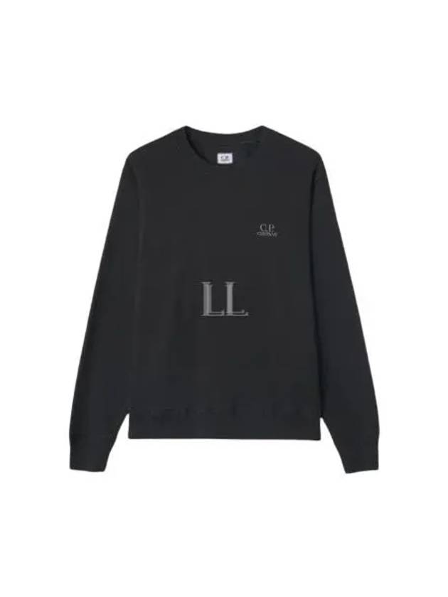 Logo Print Sweatshirt Black - CP COMPANY - BALAAN 2