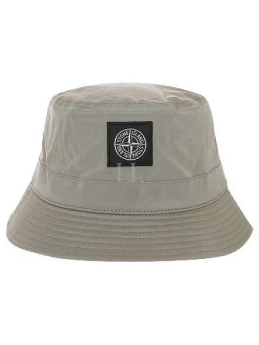 Econyl Regenerated Nylon Bucket Hat Beige - STONE ISLAND - BALAAN 2