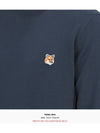 Fox Head Patch Regular Sweatshirt Midnight Blue - MAISON KITSUNE - BALAAN 7