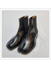 Tabi Leather Chelsea Boots Black - MAISON MARGIELA - BALAAN 11