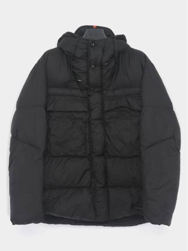 Eagle Garment Dyed Nylon Hooded Padded Black - TEN C - BALAAN 2