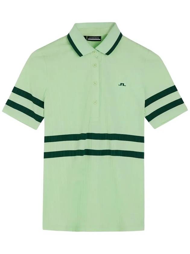 Women's Moira Polo Shirt Patina Green - J.LINDEBERG - BALAAN 2