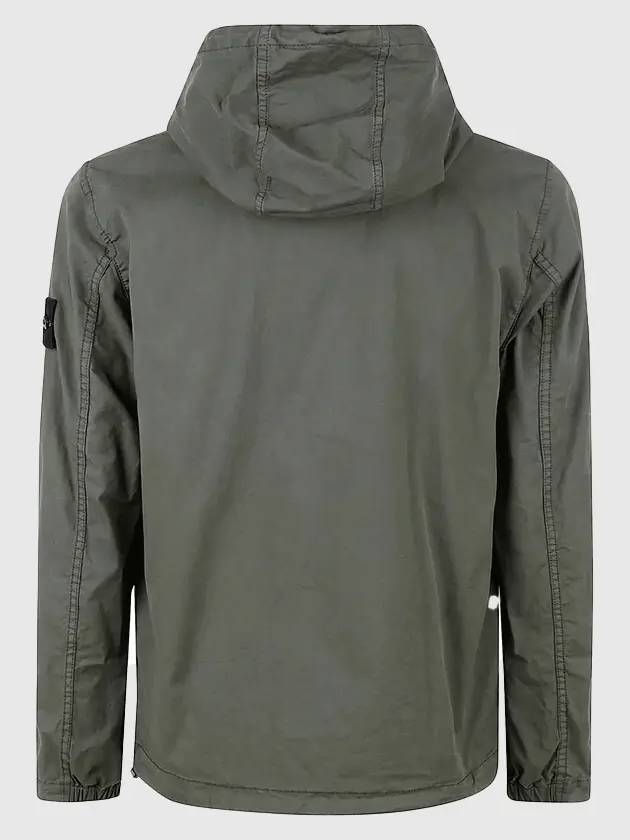 Stone Island zip up hooded overshirt - STONE ISLAND - BALAAN 3