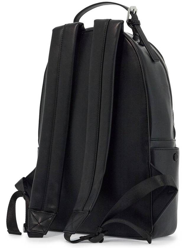 Nino Recycled Leather Backpack Black - A.P.C. - BALAAN 3