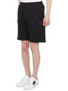 Men's Logo Printing Bermuda Shorts Black - GOLDEN GOOSE - BALAAN 5