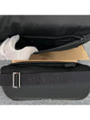 Triangle Logo Re-Nylon Saffiano Leather Messenger Bag Black - PRADA - BALAAN 8