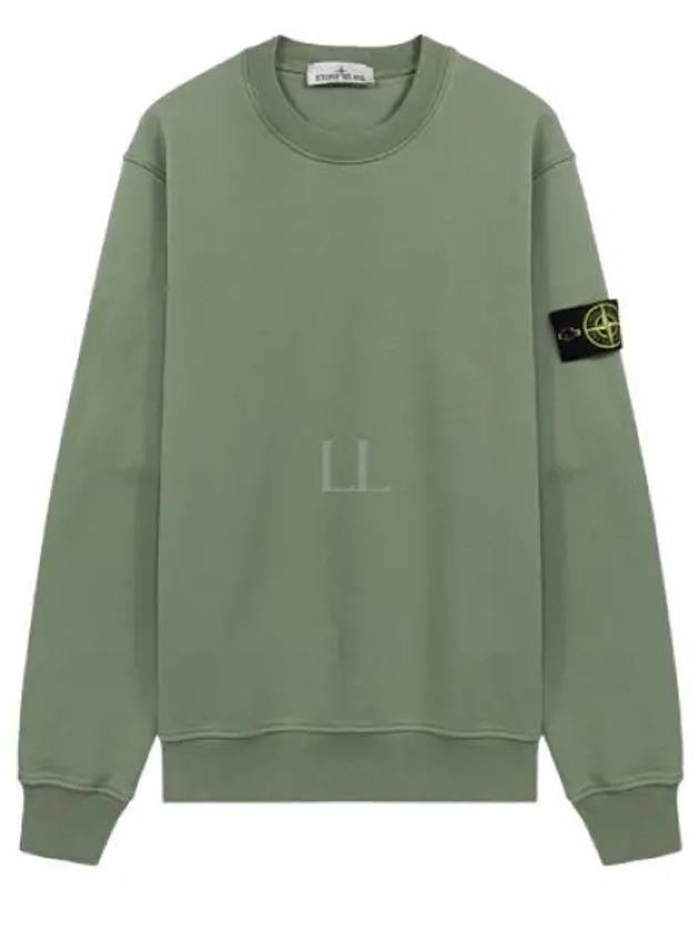 Wappen Patch Crew Neck Sweatshirt Light Green - STONE ISLAND - BALAAN 2