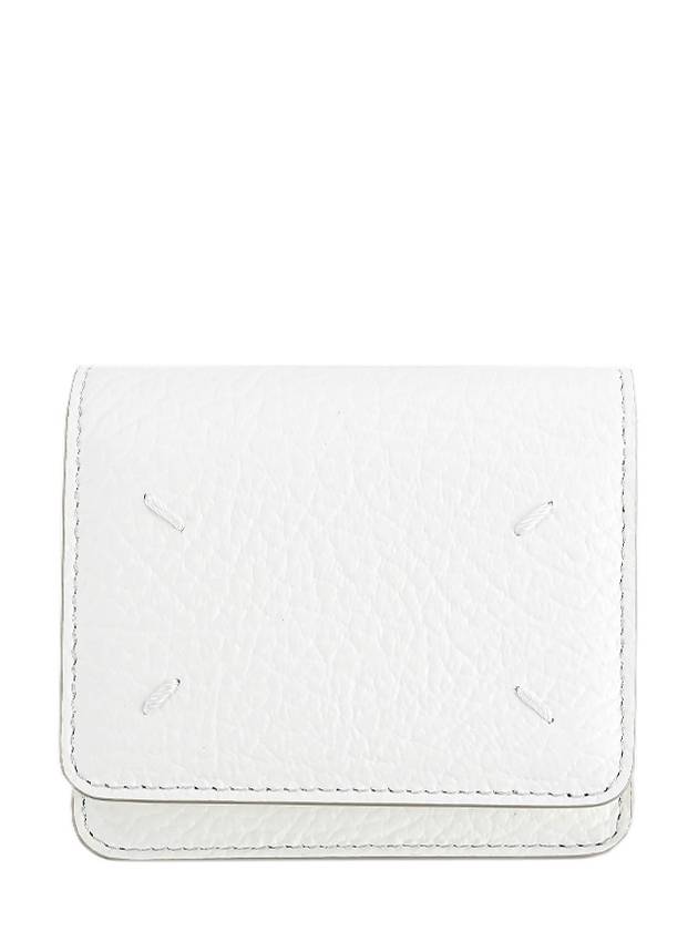 Embroidery Logo Chain Cald Wallet White - MAISON MARGIELA - BALAAN 2