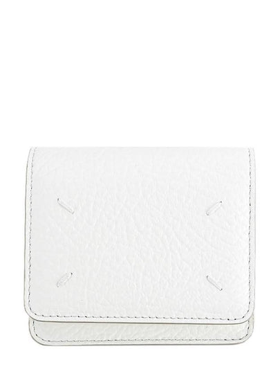 Embroidery Logo Chain Cald Wallet White - MAISON MARGIELA - BALAAN 2