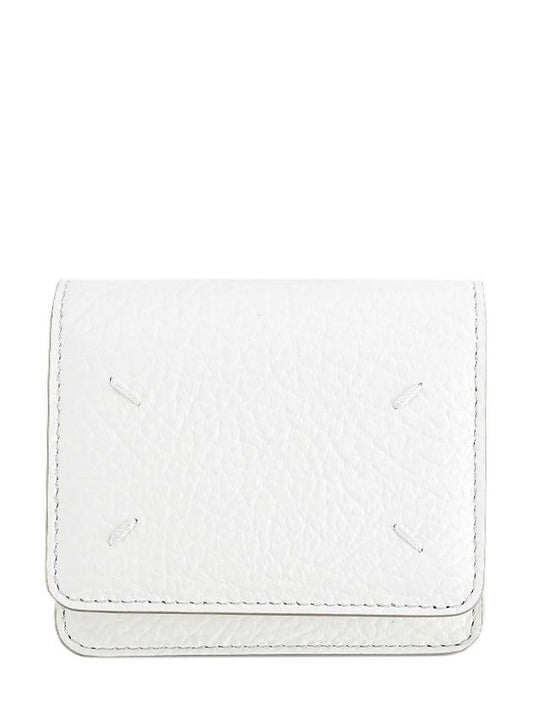 Embroidery Logo Chain Cald Wallet White - MAISON MARGIELA - BALAAN 2