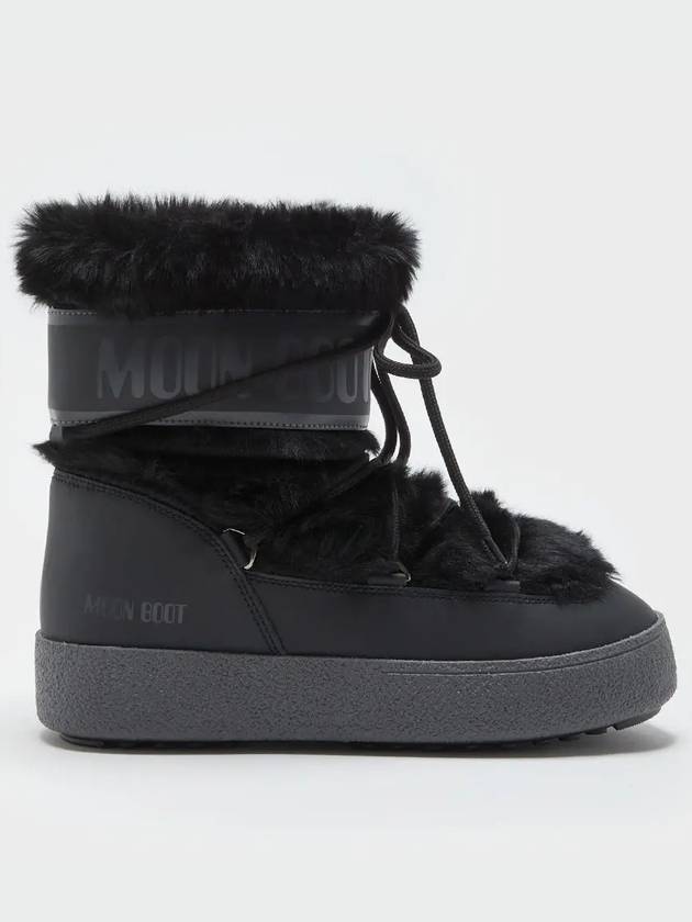 Icon Low Fake Fur Boots Black 1409390 N001 - MOON BOOT - BALAAN 1