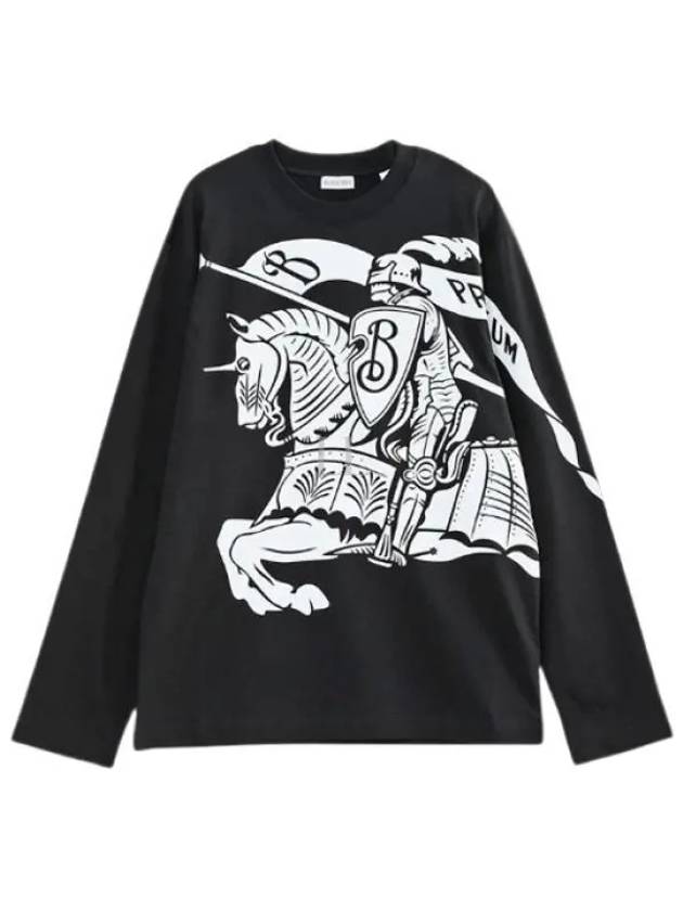 EKD Long Sleeve T-Shirt Black - BURBERRY - BALAAN 2