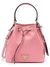 Saffiano Leather Bucket Bag Petal Pink - PRADA - BALAAN 2