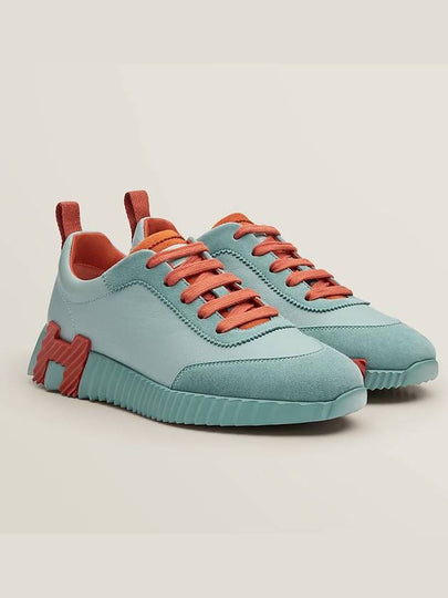 Bouncing Low Top Sneakers Green - HERMES - BALAAN 2