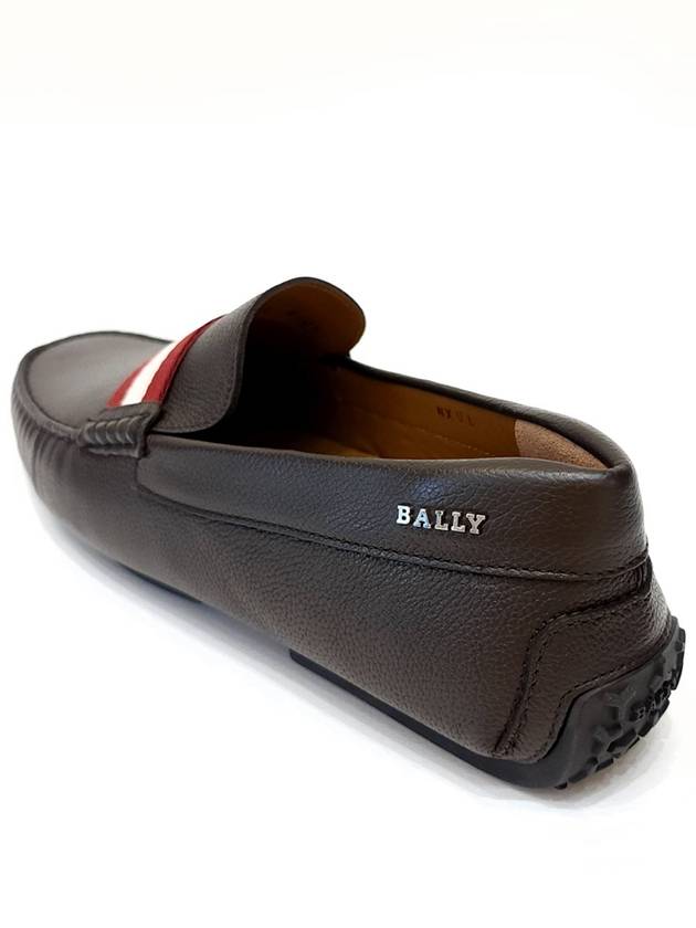 Pearce Leather Loafer Brown - BALLY - BALAAN 4