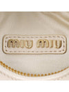 Logo Leather Hobo Shoulder Bag White - MIU MIU - BALAAN 10