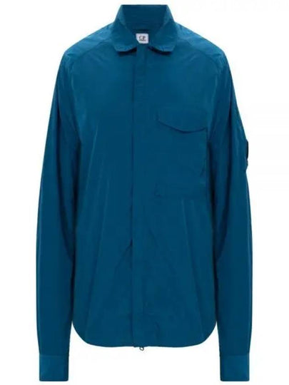 Chrome-R Pocket Over Long Sleeve Shirt Blue - CP COMPANY - BALAAN 2