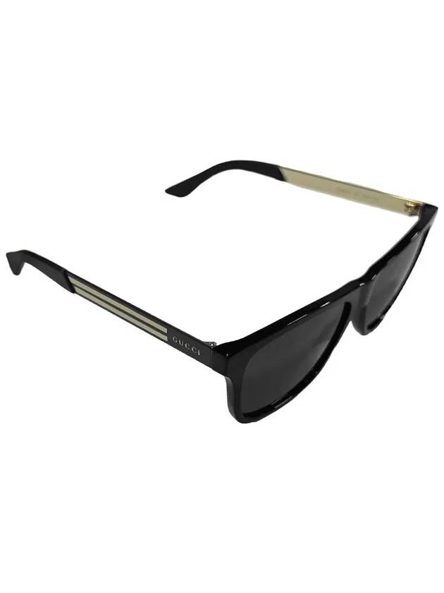 Rectangle Acetate Sunglasses Black - GUCCI - BALAAN 6